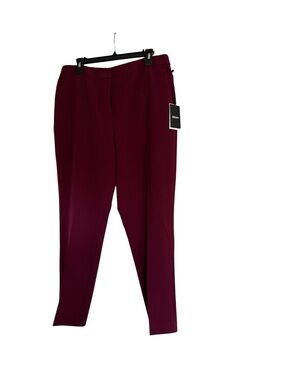 DKNY Burgundy Skinny Ponte Pants